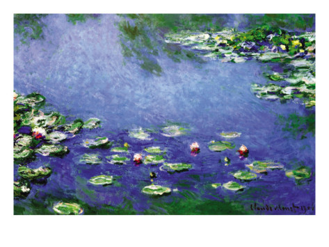 Water Lilies - Claude Monet Painting